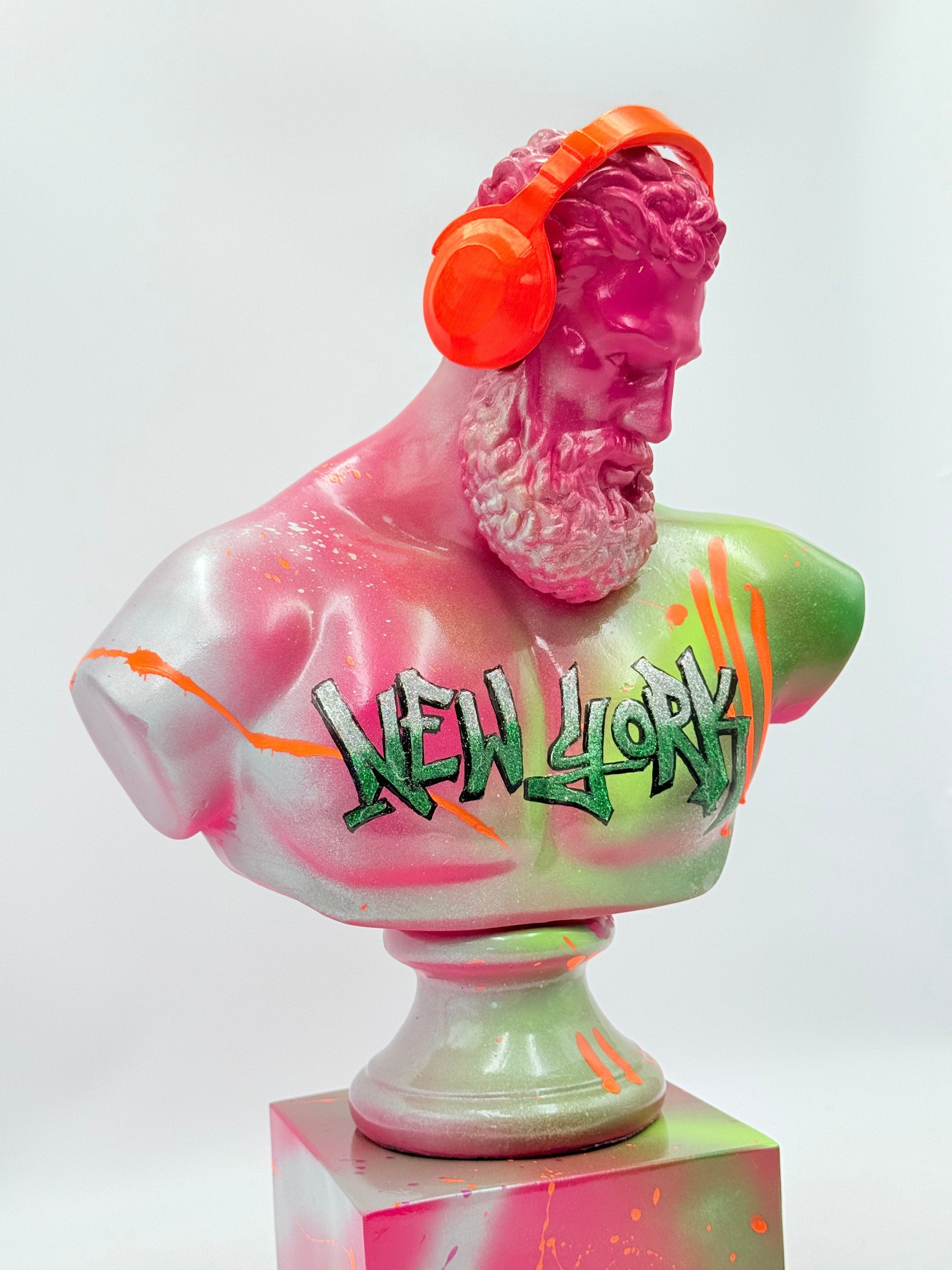 And Iconic DJ Hercules Sculpture New York Style
