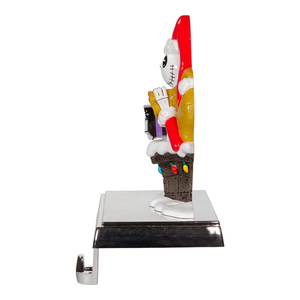 Kurt Adler 6.5-Inch Disney Nightmare Before Christmas Jack in Chimney Stocking Holder