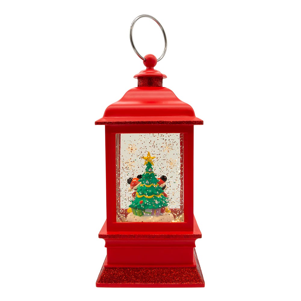 Kurt Adler 9-Inch Battery-Operated Disney Mickey And Minnie Spinning Musical Light-Up Lantern