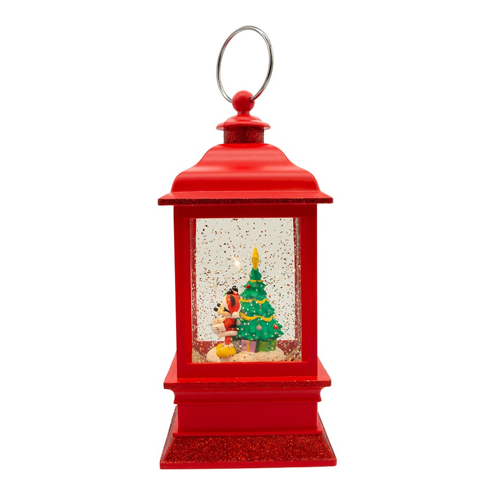 Kurt Adler 9-Inch Battery-Operated Disney Mickey And Minnie Spinning Musical Light-Up Lantern