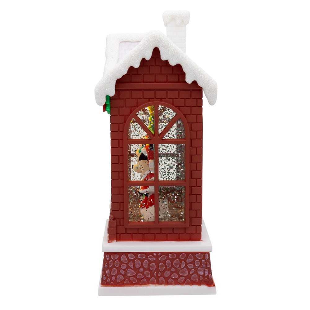 Kurt Adler 7.5-Inch Disney Battery Operated Light-Up Mickey Santa Lantern