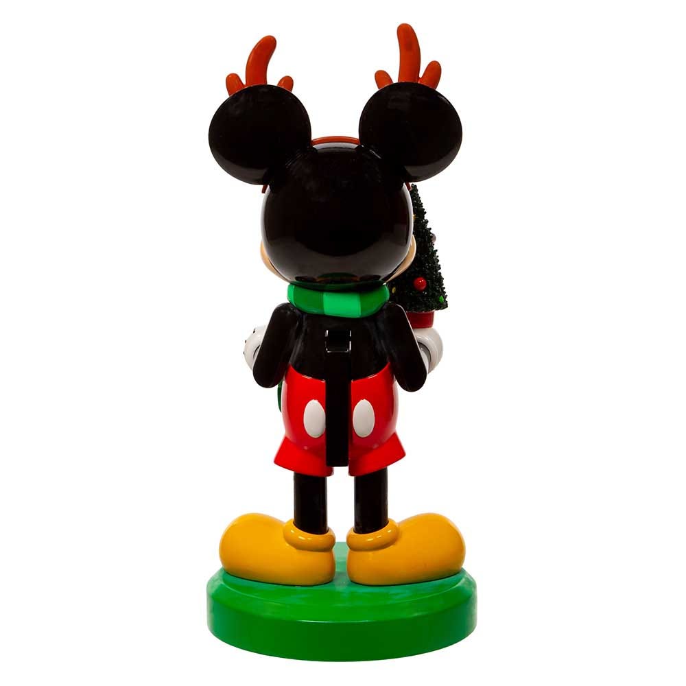 Kurt Adler 6-Inch Disney Mickey Mouse With Tree Nutcracker