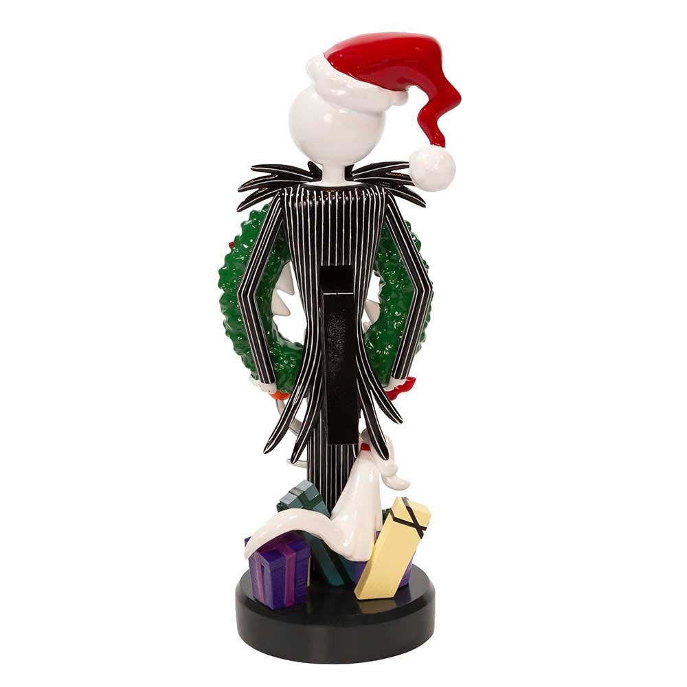 Kurt Adler 10-Inch Disney Nightmare Before Christmas Jack Skellington With Wreath Nutcracker
