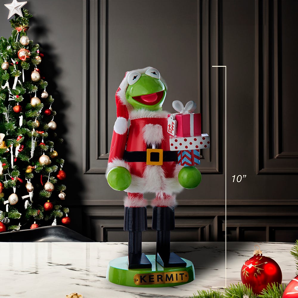 Kurt Adler 10-Inch Disney Kermit The Frog Nutcracker