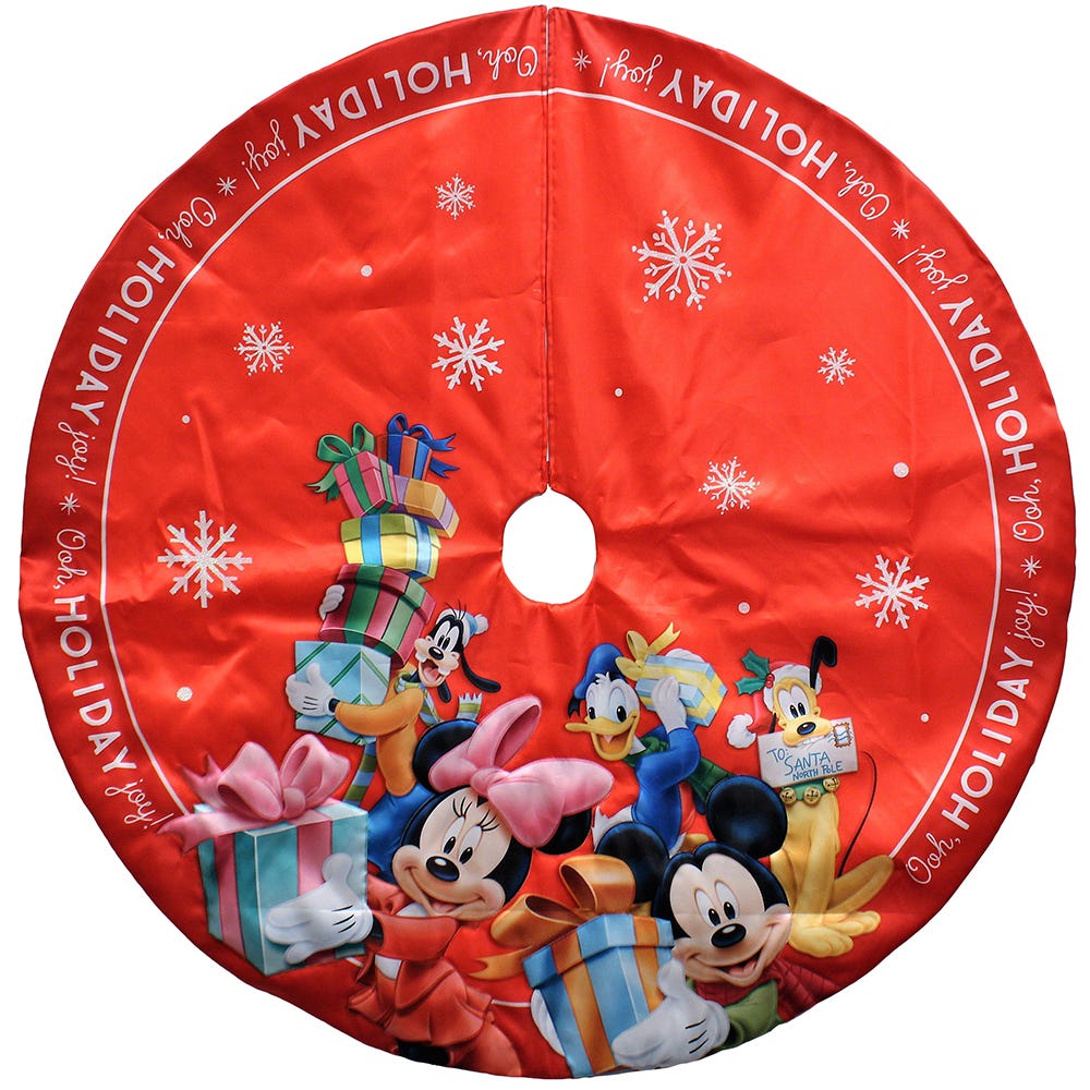 Kurt Adler 48-Inch Disney Mickey And Friends Tree Skirt