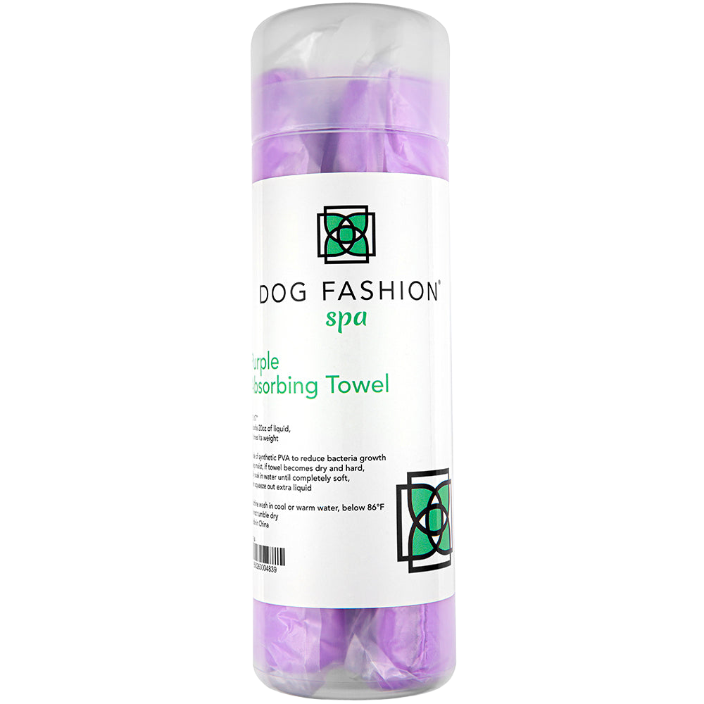 Dog Fashion Spa Absorption Towel Purple