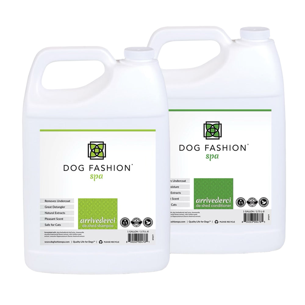 Arrivederci De-Shedding Gallon Set by Dog Fashion Spa