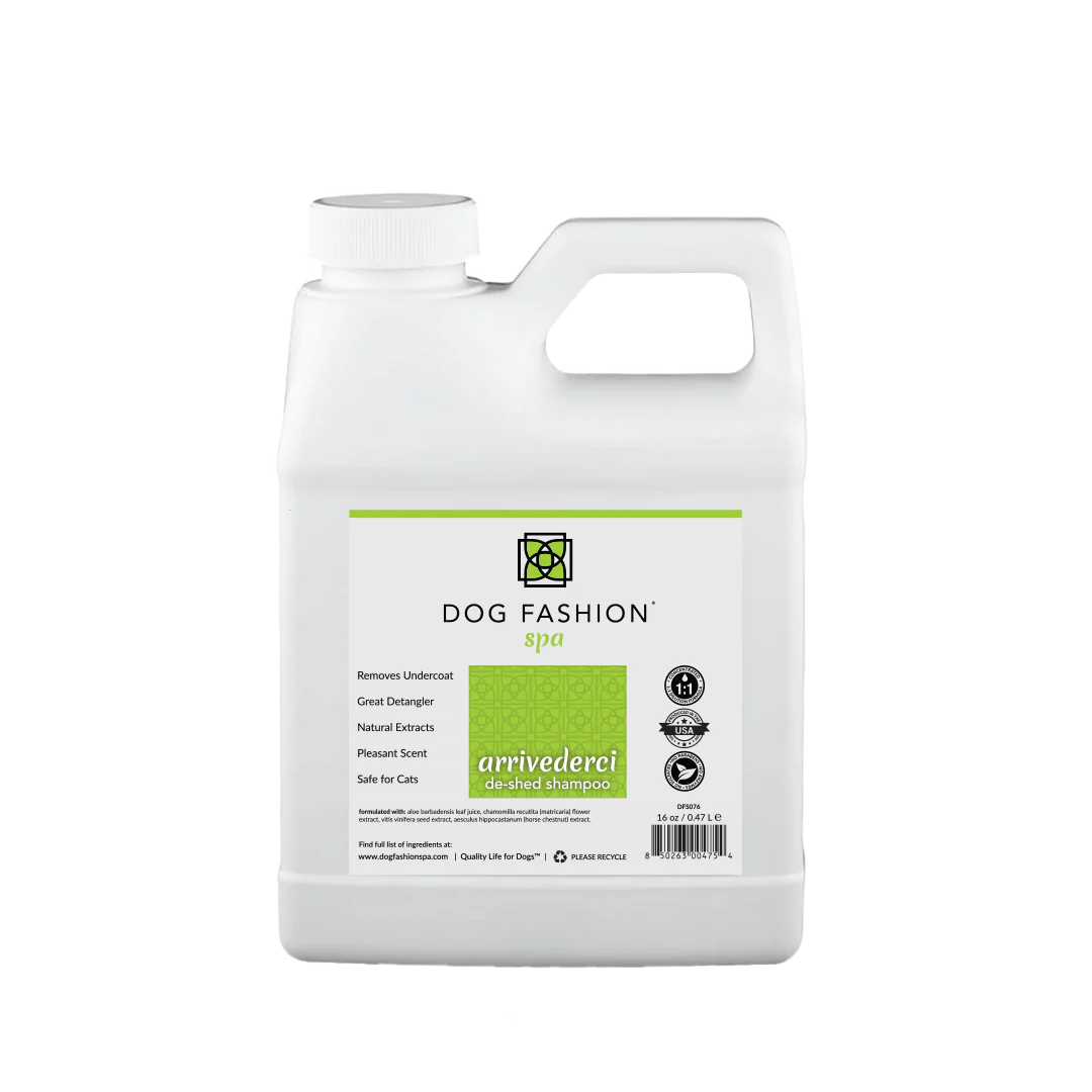 Arrivederci De-Shedding Shampoo 16oz by Dog Fashion Spa