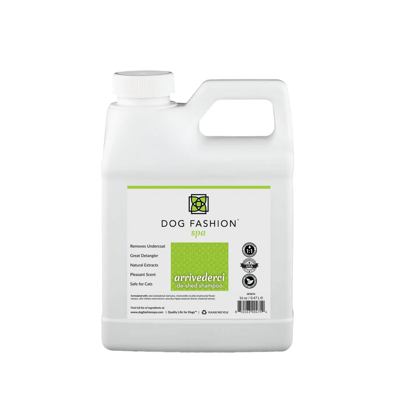 Arrivederci De-Shedding Shampoo 16oz by Dog Fashion Spa