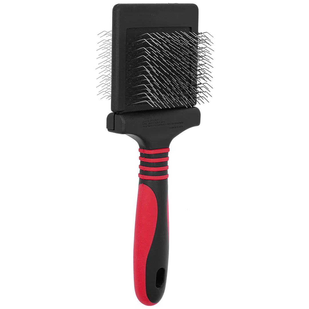 Dematting Extra Firm Red Slicker Brush by Dog Fashion Spa
