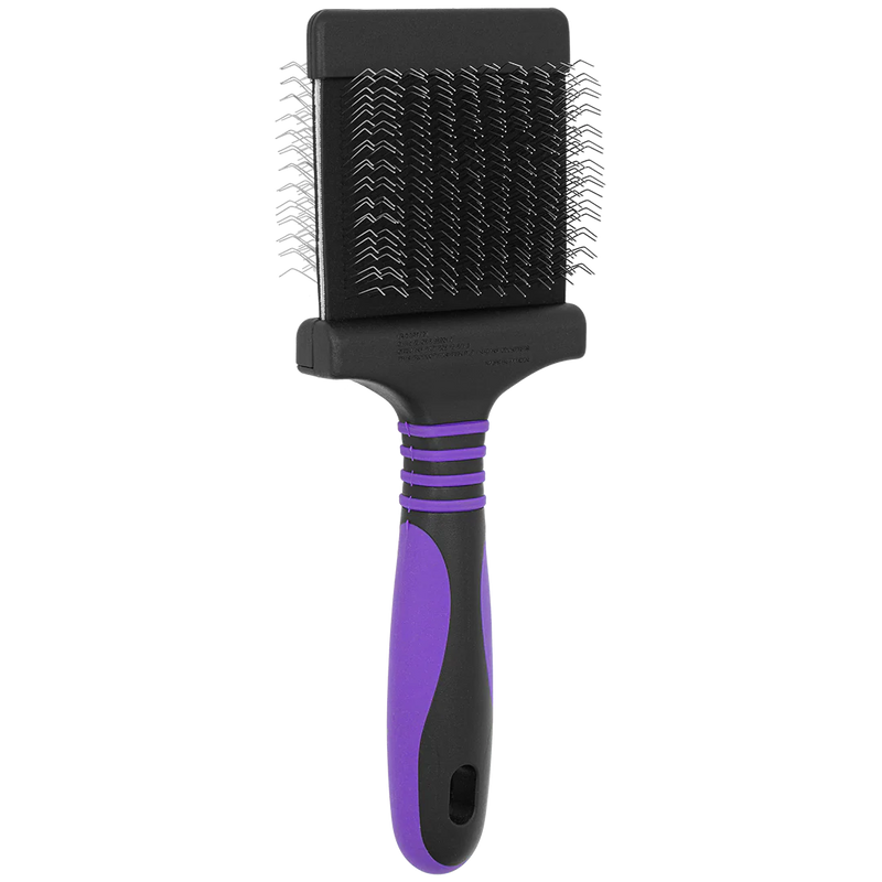 Deshedding Medium Firm Purple Slicker Brush by Dog Fashion Spa