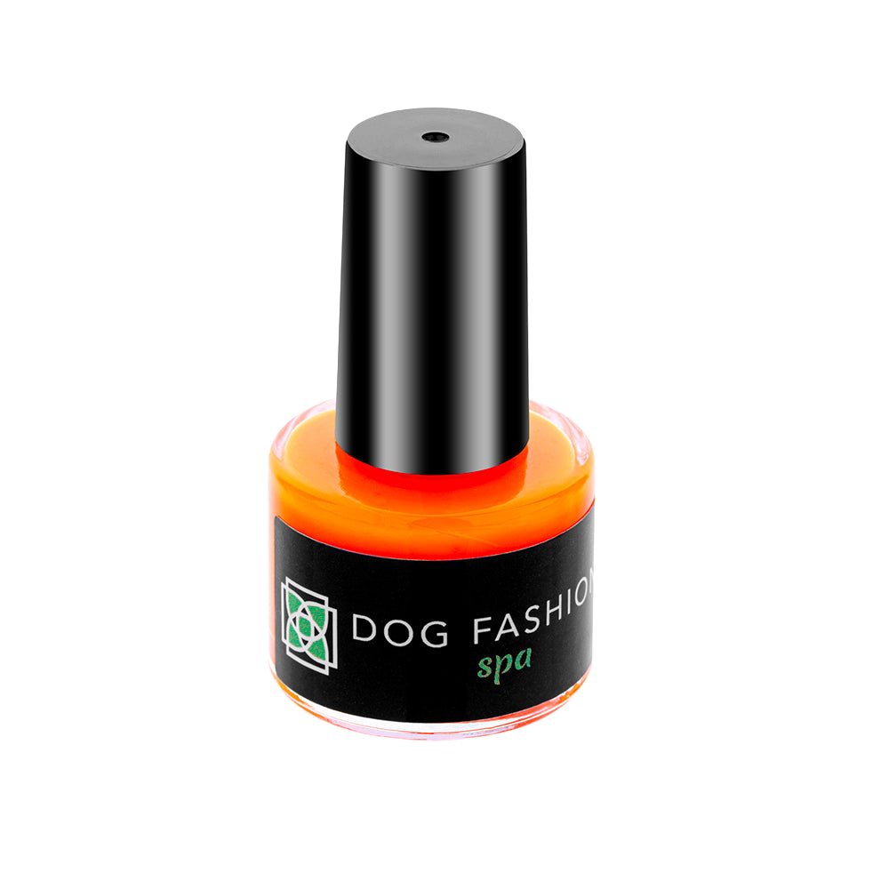 Disco Paw Orange Non-toxic Nail Polish by Dog Fashion Spa