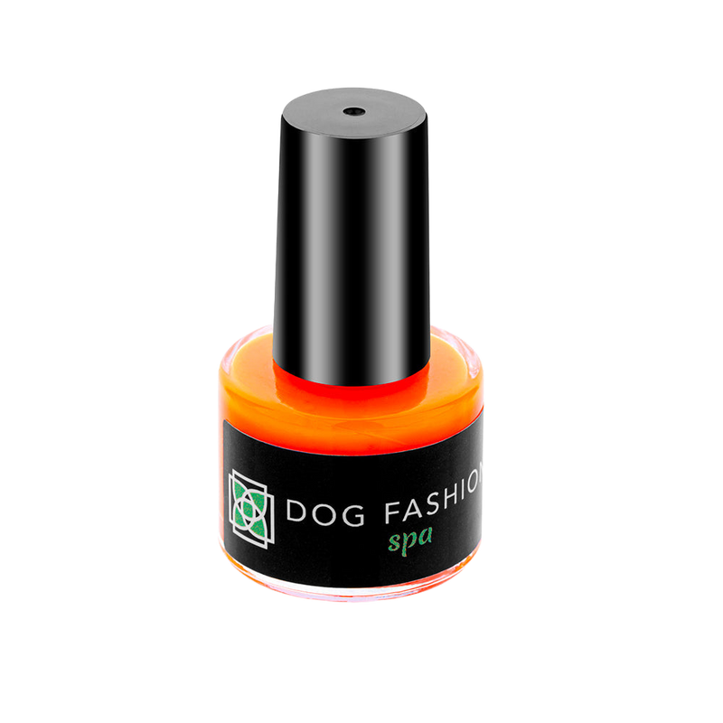 Disco Paw Orange Non-toxic Nail Polish by Dog Fashion Spa