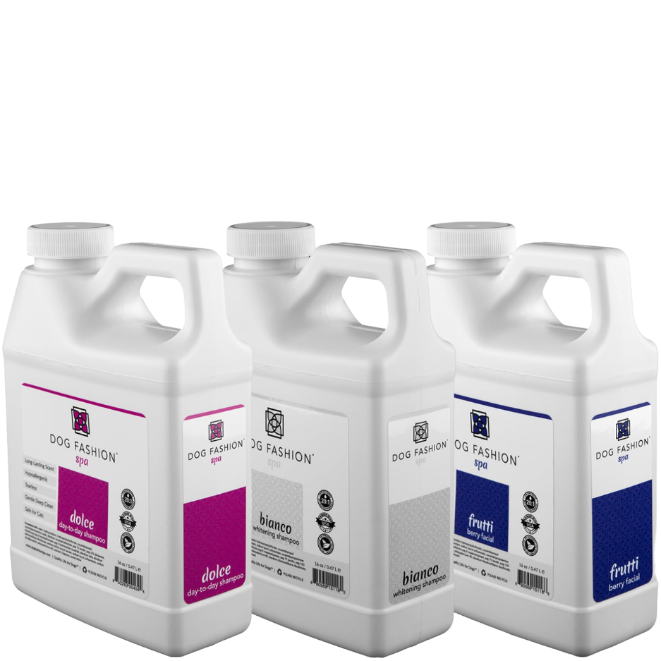 Dolce, Bianco and Frutti Bundle 16oz by Dog Fashion Spa