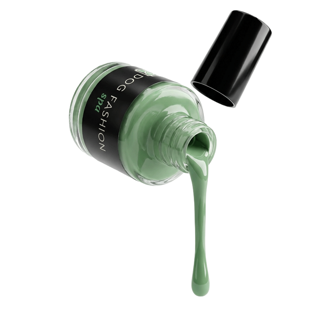 Dog Fashion Spa Glimmer Mint Non-toxic Nail Polish