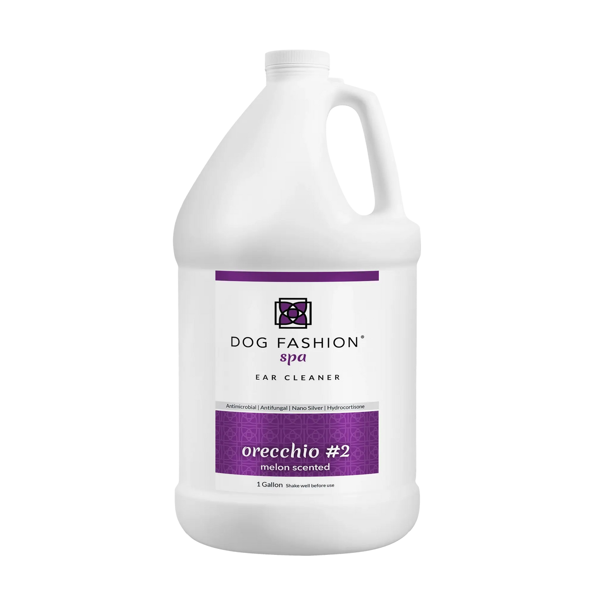 Dog Fashion Spa Orecchio #2 Melon Scented Ear Cleaner Gallon With Free Ear Cleaner Bottle
