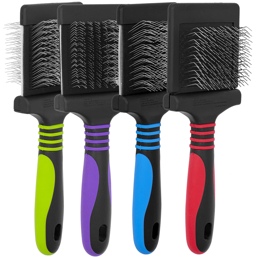 Set of 4 Slicker Brushes by Dog Fashion Spa