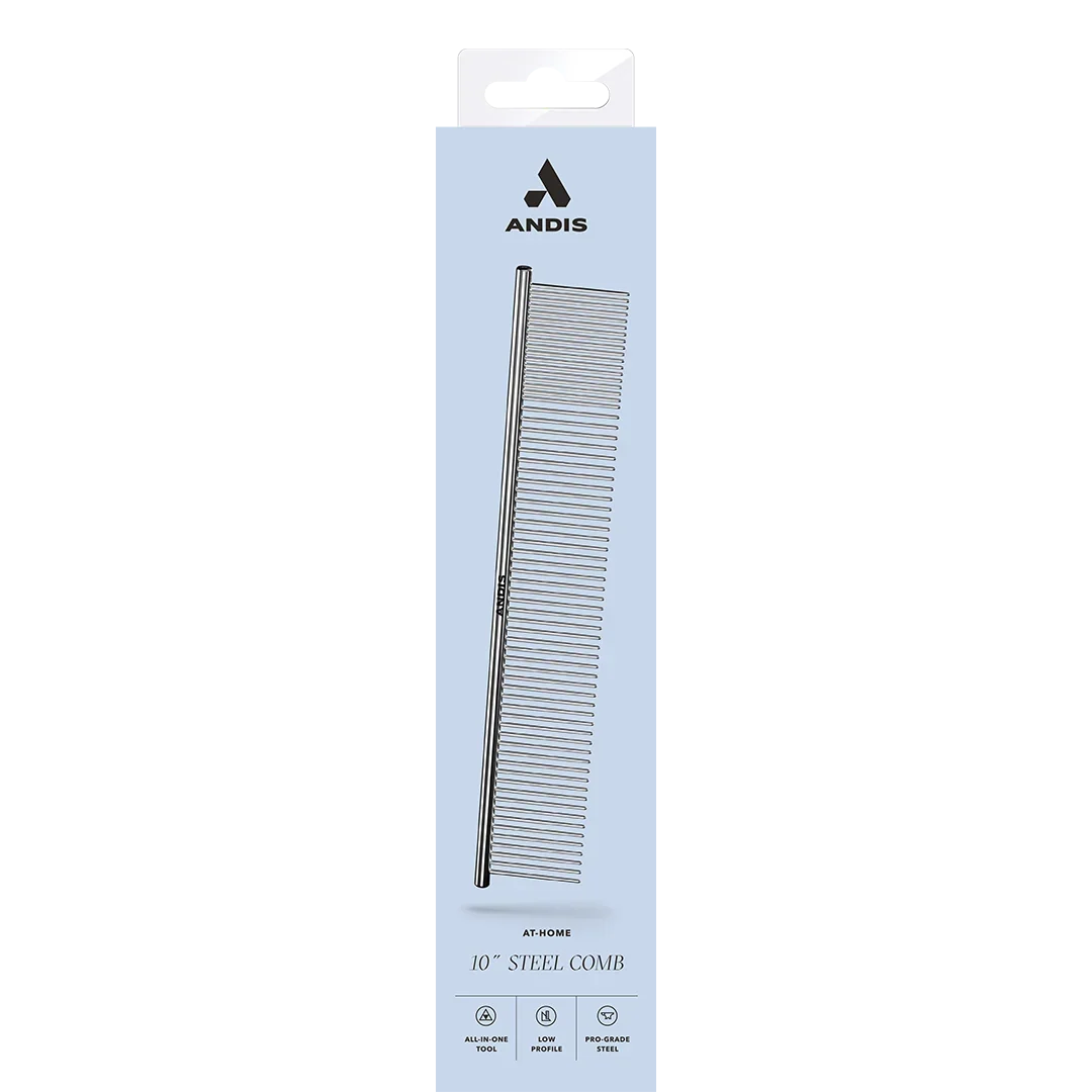 Andis 10 Inch Steel Dog Grooming Comb