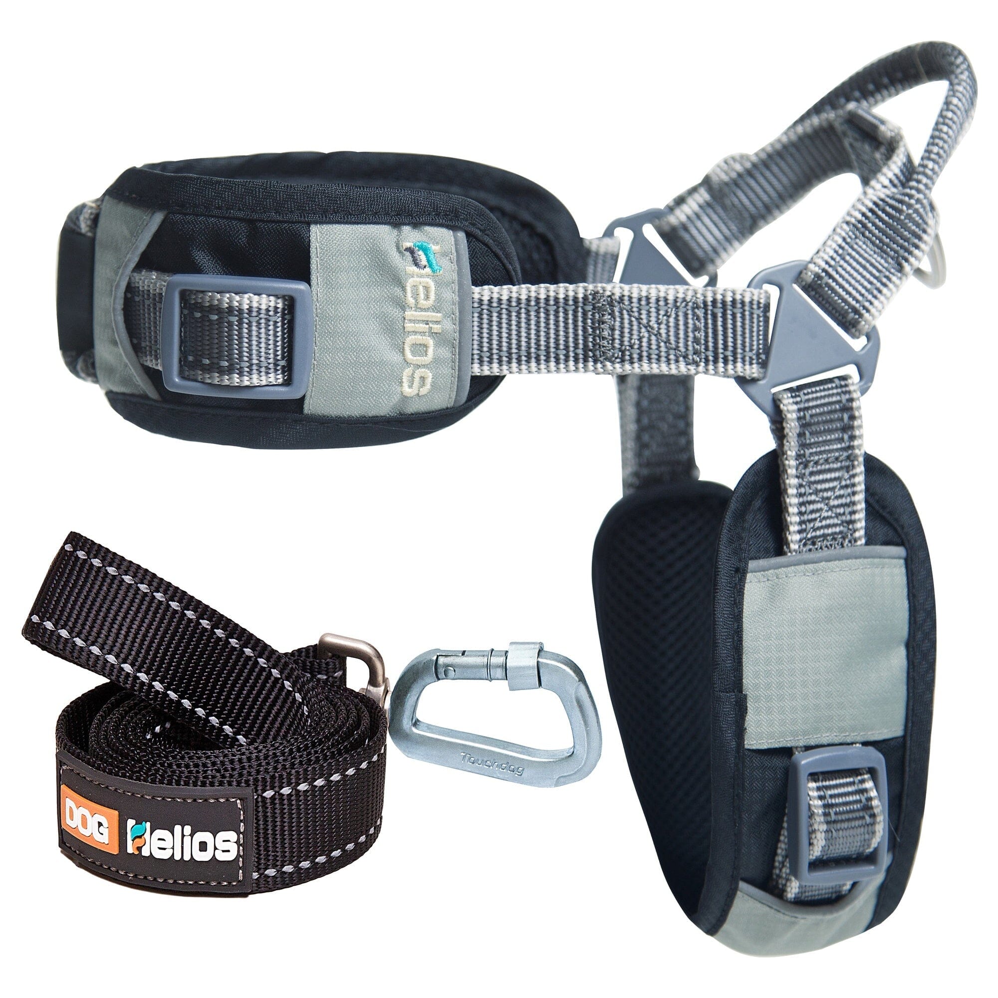 Dog Helios Geo-turf Performance Adjustible and Reflective Dog Harness and Leash | HT Animal Supply