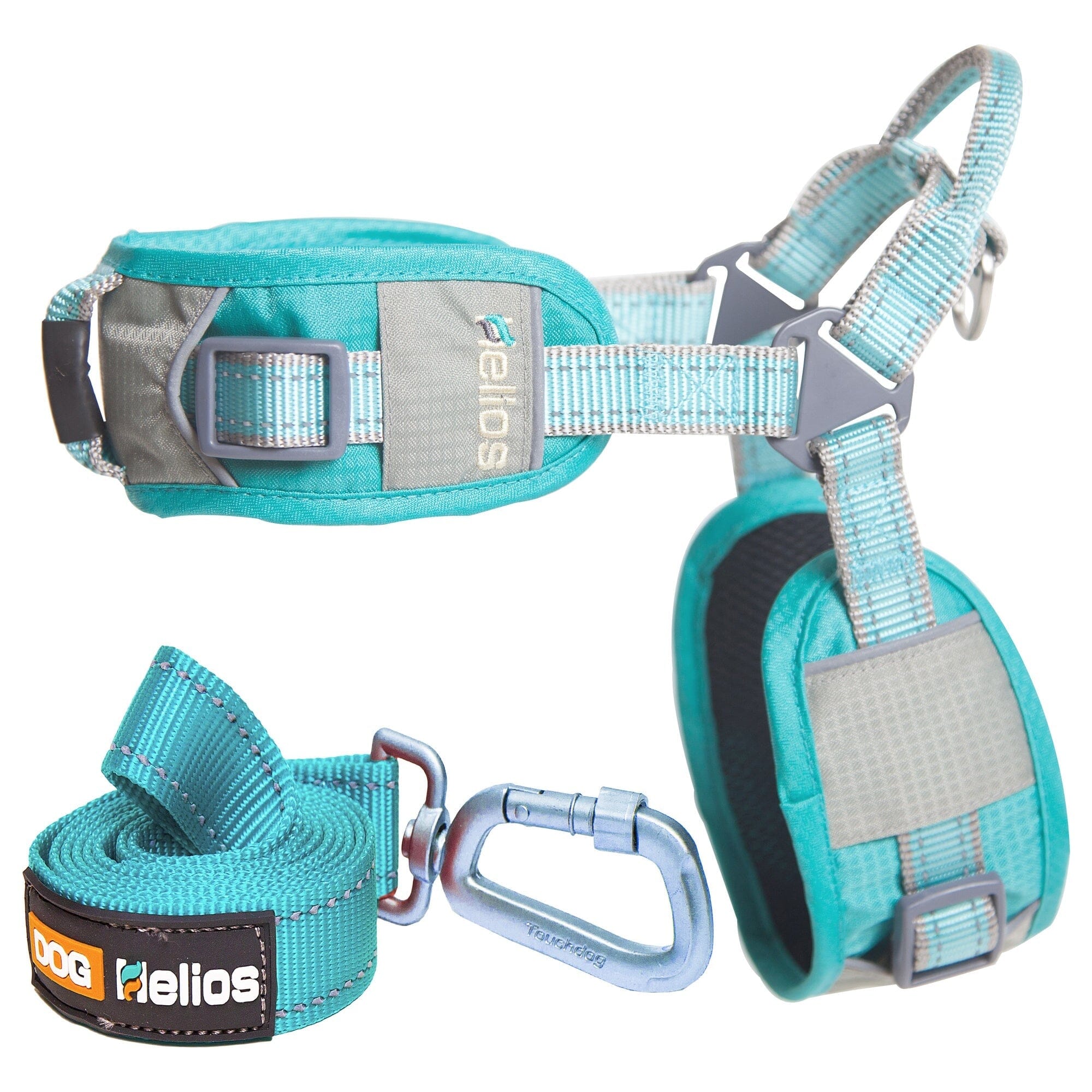 Dog Helios Geo-turf Performance Adjustible and Reflective Dog Harness and Leash | HT Animal Supply