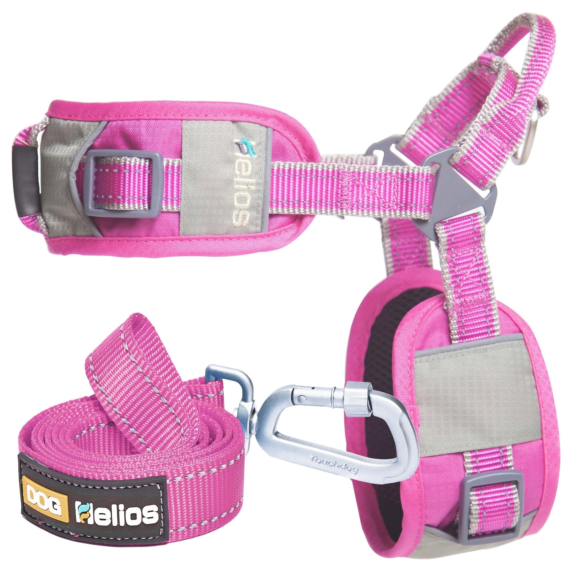 Dog Helios Geo-turf Performance Adjustible and Reflective Dog Harness and Leash | HT Animal Supply