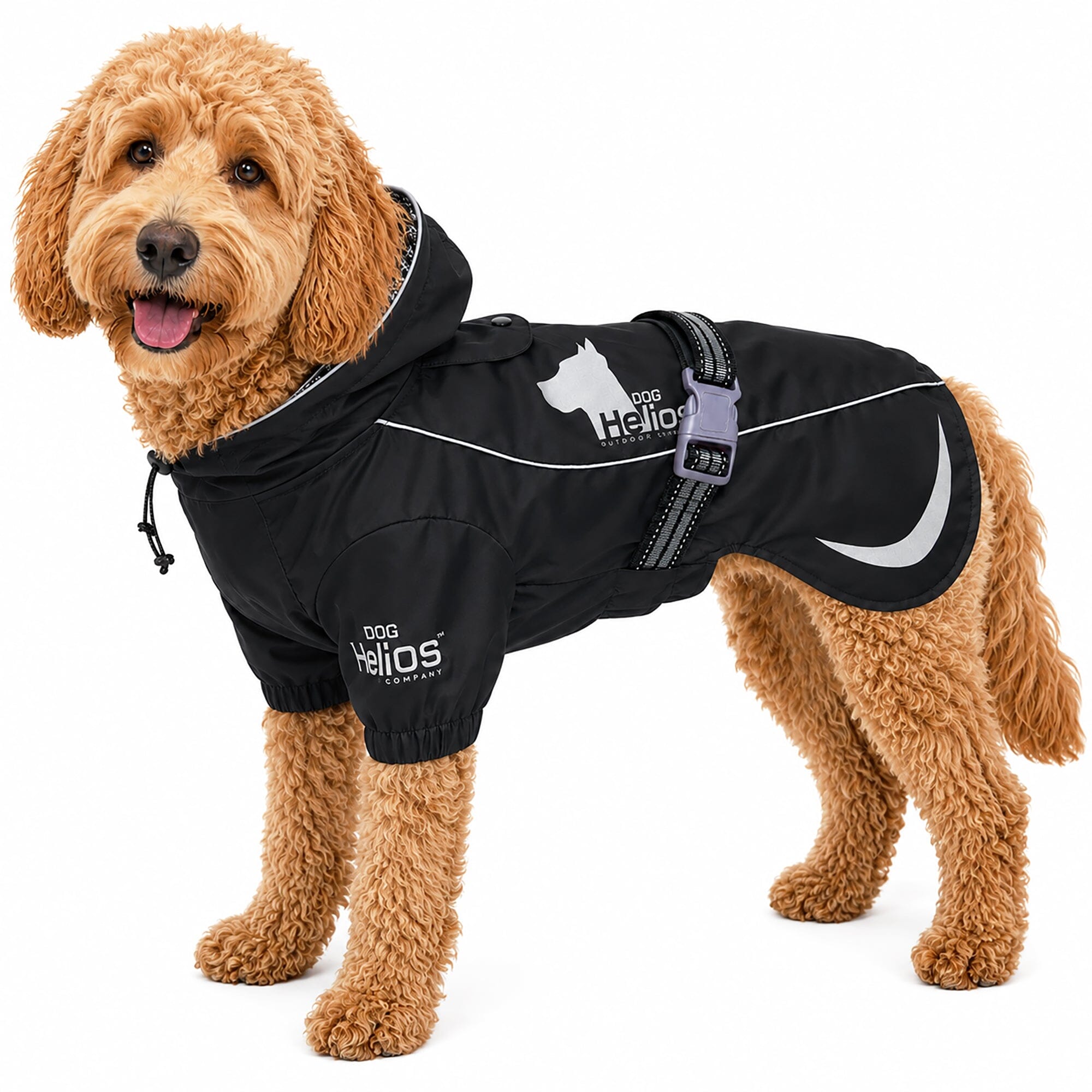 Dog Helios Ice-Breaker Extendable Hooded Dog Coat w/ Heat Reflective Technology | HT Animal Supply