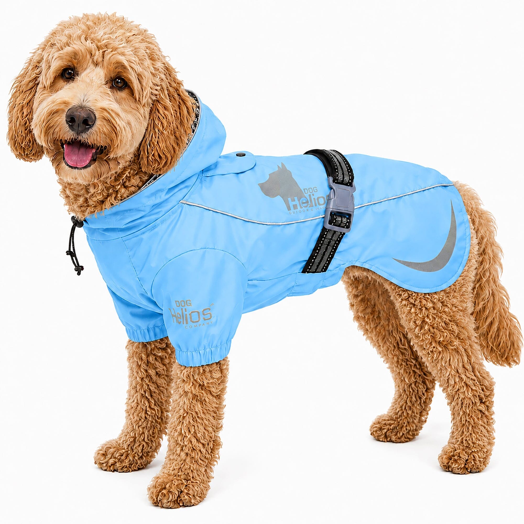 Dog Helios Ice-Breaker Extendable Hooded Dog Coat w/ Heat Reflective Technology | HT Animal Supply