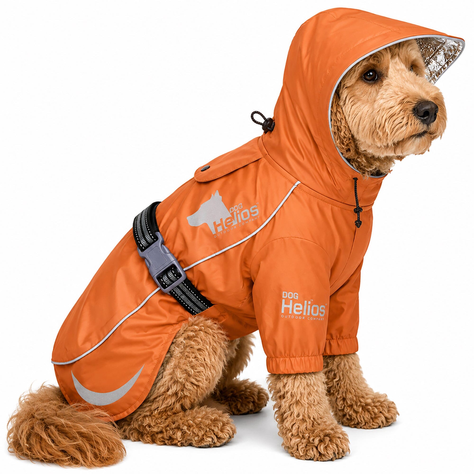 Dog Helios Ice-Breaker Extendable Hooded Dog Coat w/ Heat Reflective Technology | HT Animal Supply