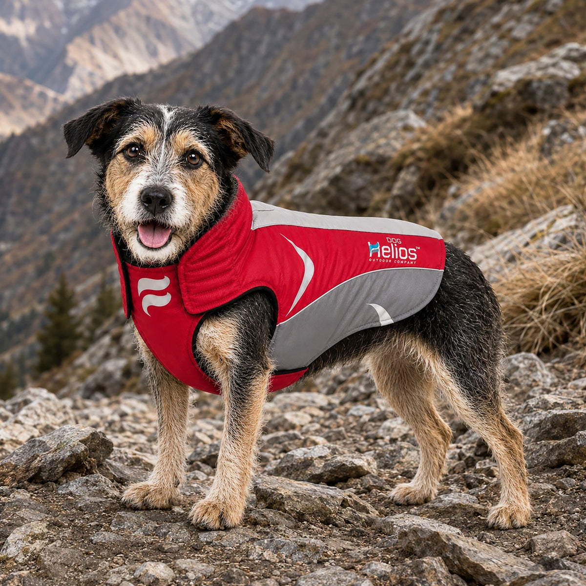 Dog Helios Altitude-Mountaineer Wrap-Hook-and-Loop Waterproof Dog Coat | HT Animal Supply