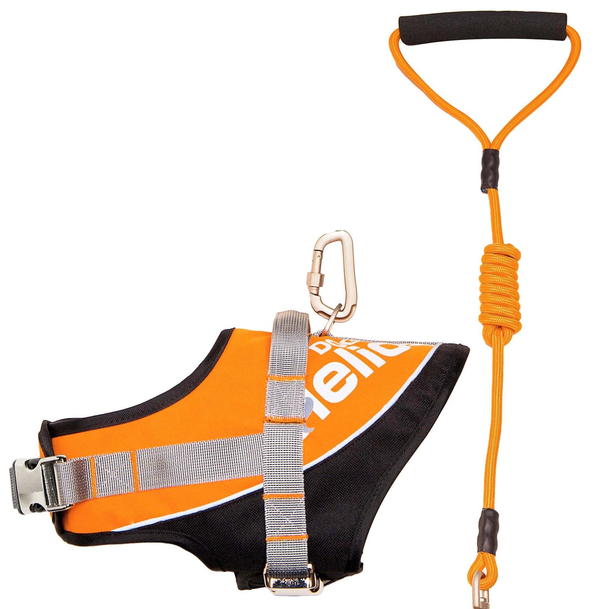 Dog Helios Bark-Mudder 2-in-1 Reflective and Adjustable Sporty Dog Harness and Leash | HT Animal Supply
