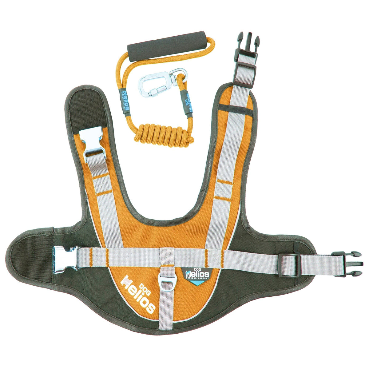 Dog Helios Bark-Mudder 2-in-1 Reflective and Adjustable Sporty Dog Harness and Leash | HT Animal Supply