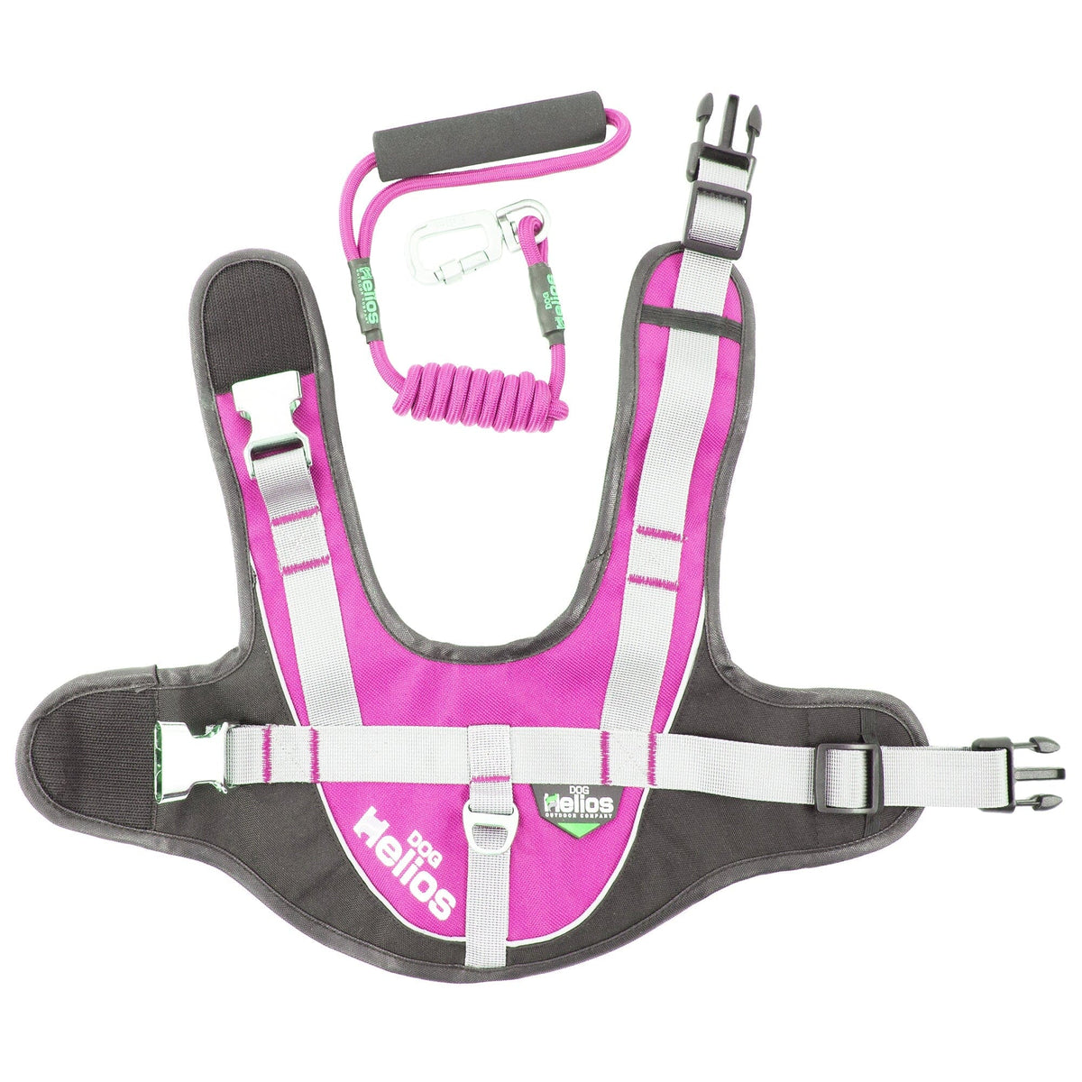 Dog Helios Bark-Mudder 2-in-1 Reflective and Adjustable Sporty Dog Harness and Leash | HT Animal Supply