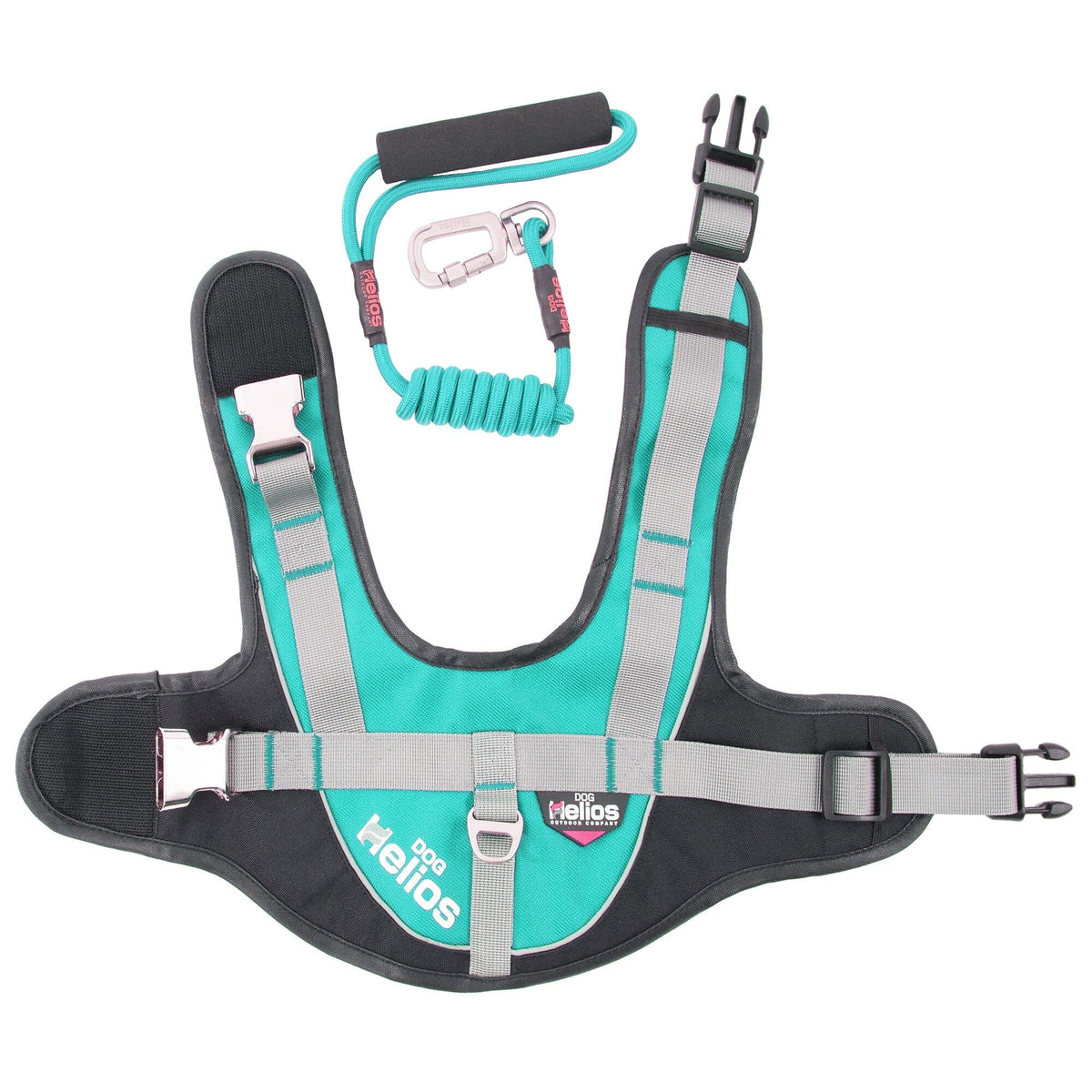 Dog Helios Bark-Mudder 2-in-1 Reflective and Adjustable Sporty Dog Harness and Leash | HT Animal Supply