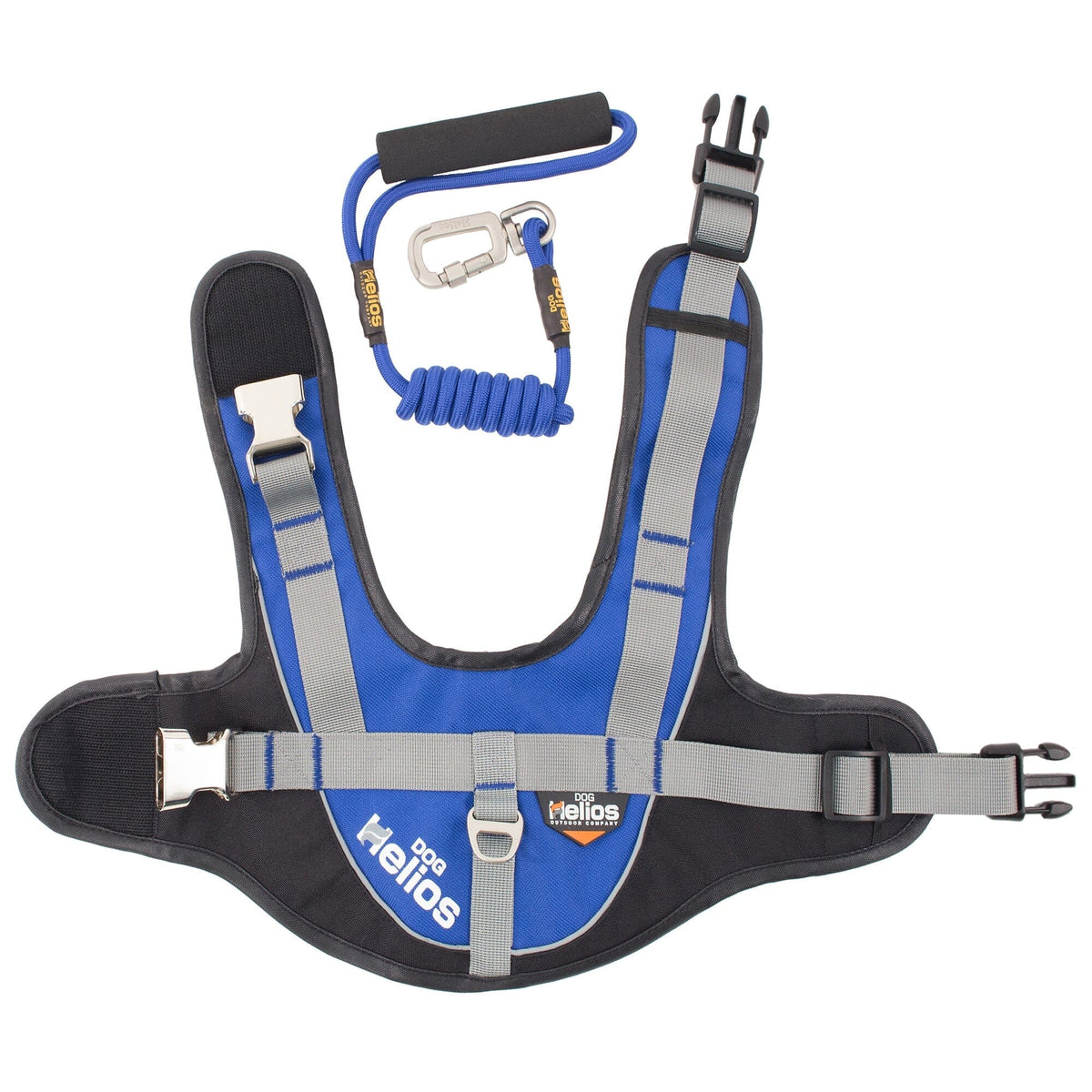 Dog Helios Bark-Mudder 2-in-1 Reflective and Adjustable Sporty Dog Harness and Leash | HT Animal Supply
