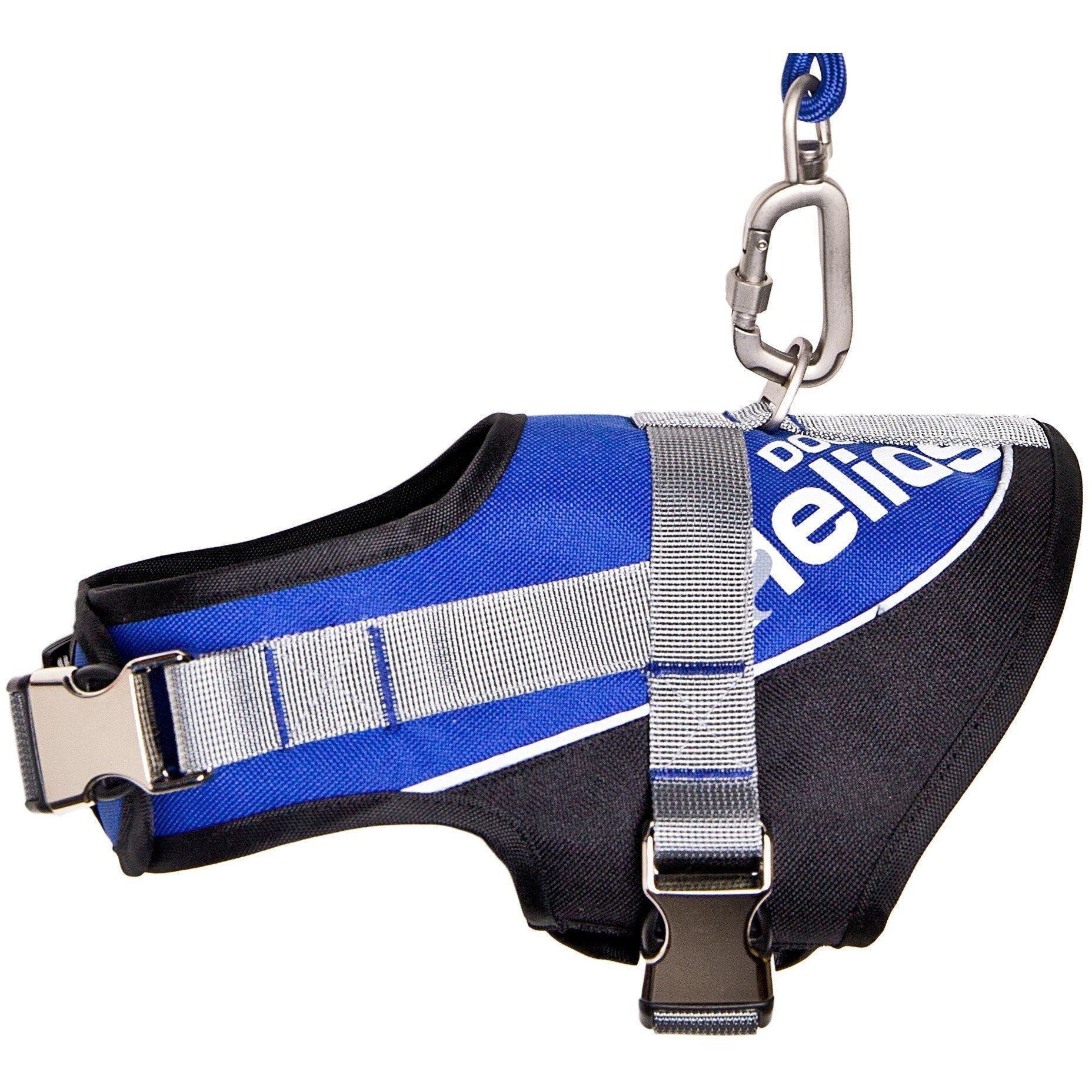 Dog Helios Bark-Mudder 2-in-1 Reflective and Adjustable Sporty Dog Harness and Leash