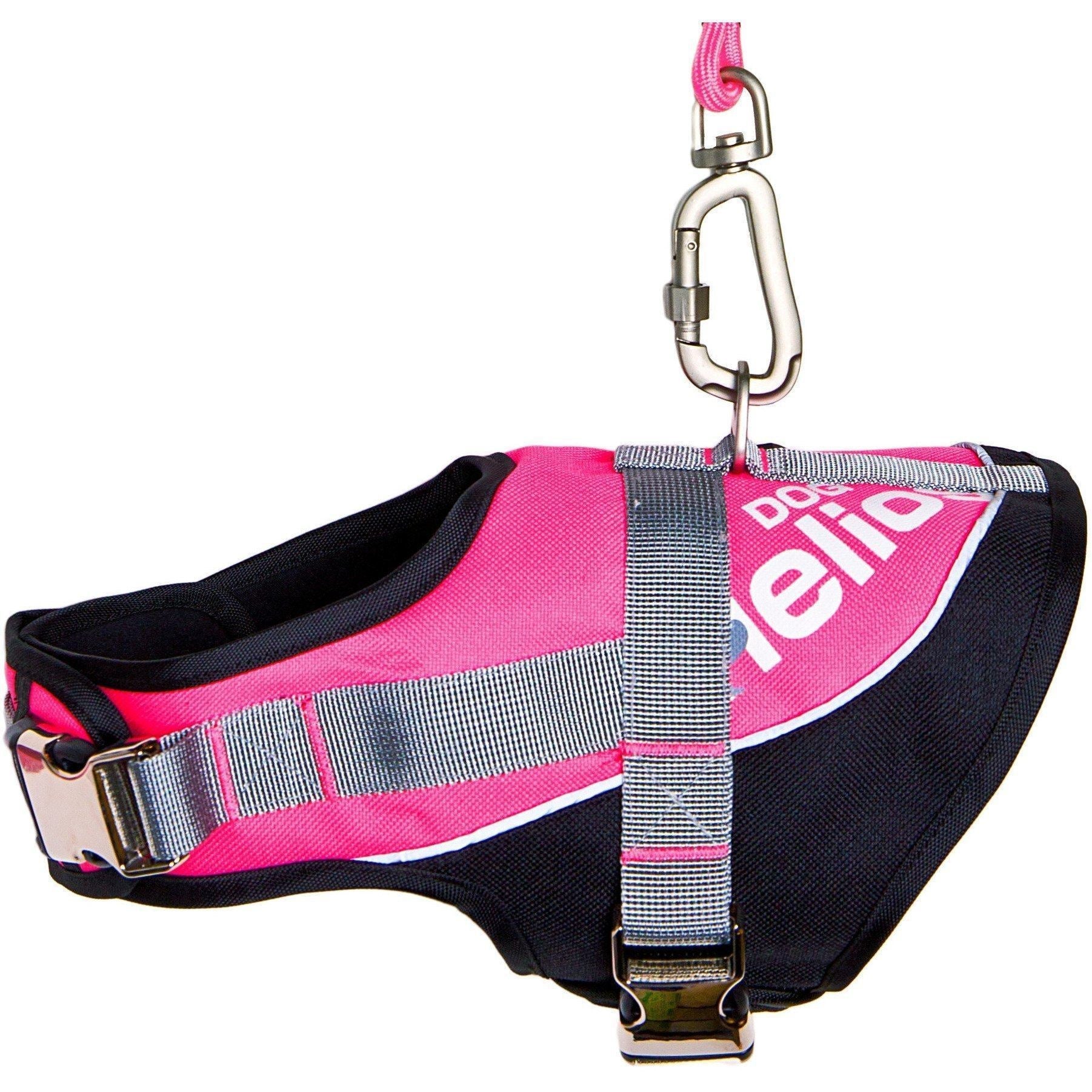 Dog Helios Bark-Mudder 2-in-1 Reflective and Adjustable Sporty Dog Harness and Leash