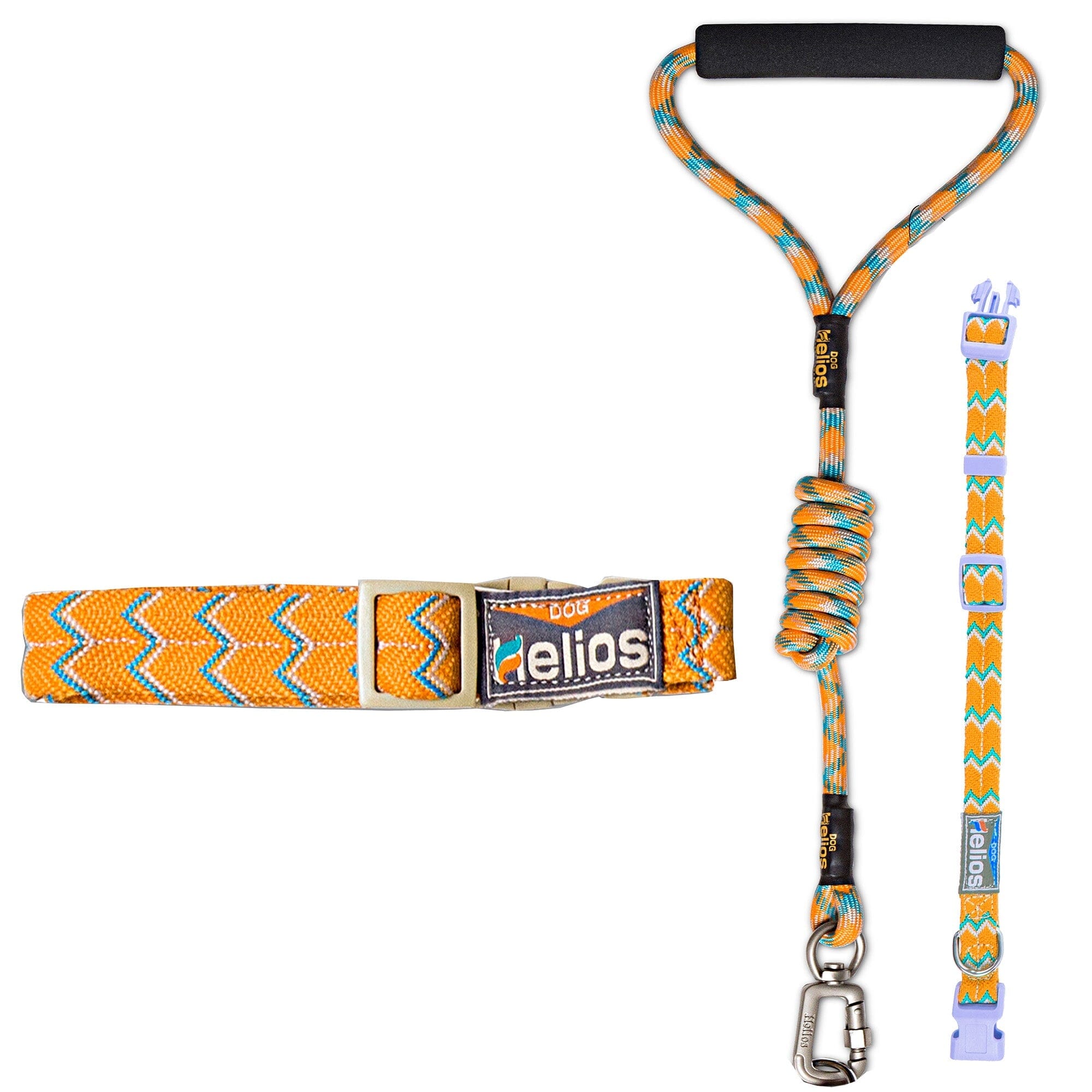 Dog Helios Dura-Tough 2-in-1 Reflective Adjustable Fashion Dog Leash and Collar | HT Animal Supply