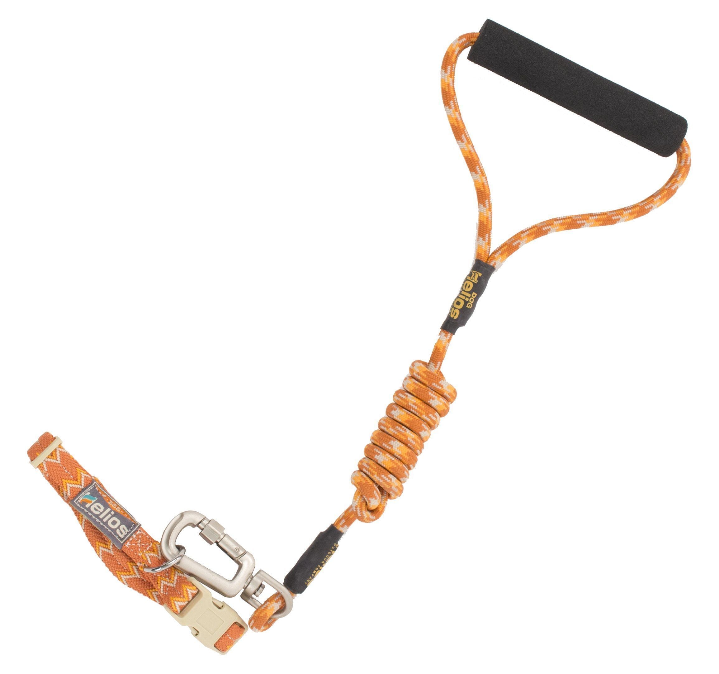 Dog Helios Dura-Tough 2-in-1 Reflective Adjustable Fashion Dog Leash and Collar