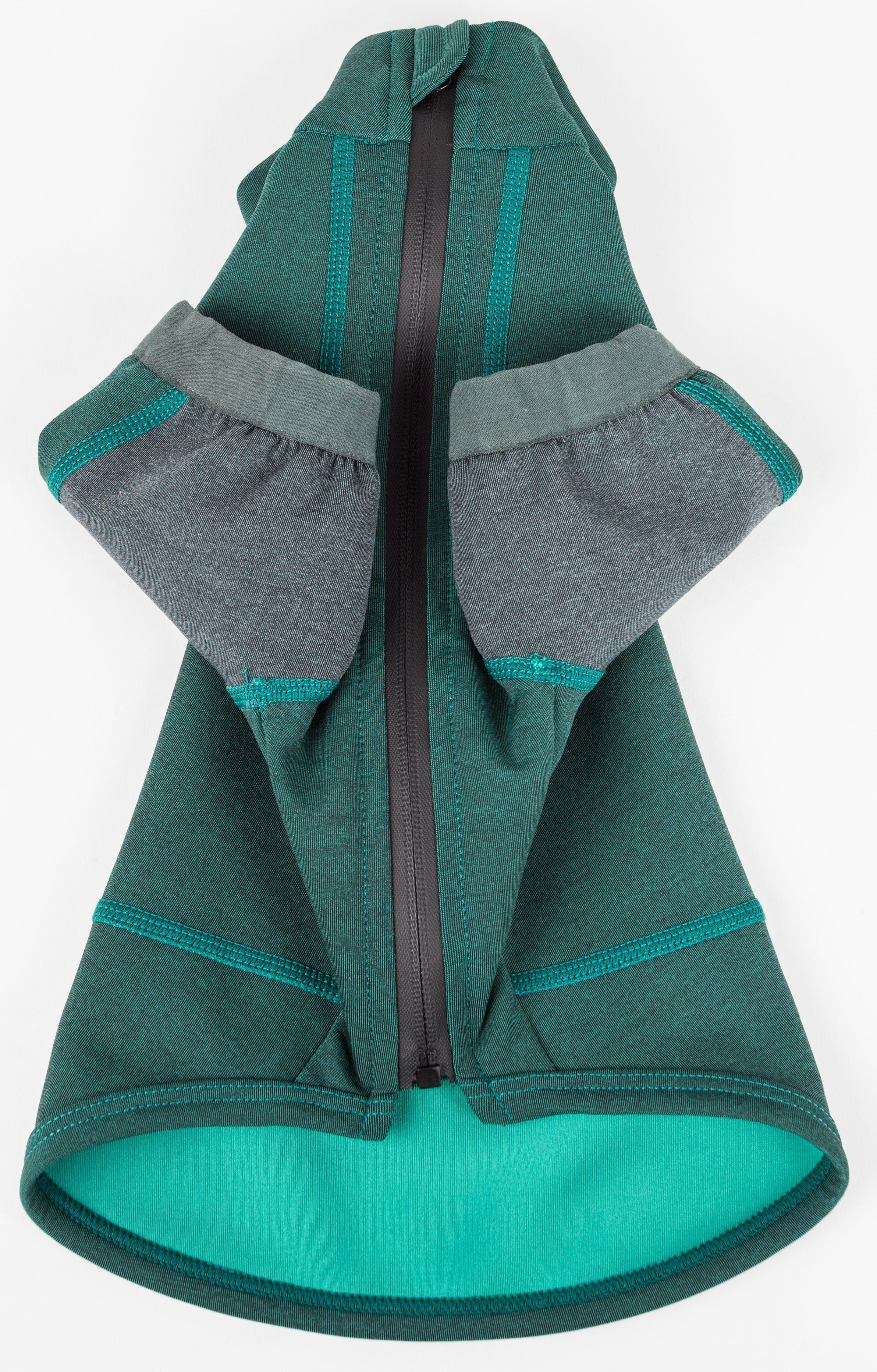 Dog Helios ® Eboneflow Mediumweight 4-Way-Stretch Flexible And Breathable Performance Dog Yoga T-Shirt