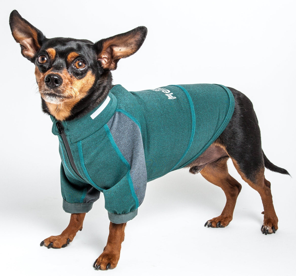 Dog Helios Eboneflow Mediumweight 4-Way-Stretch Flexible And Breathable Performance Dog Yoga T-Shirt
