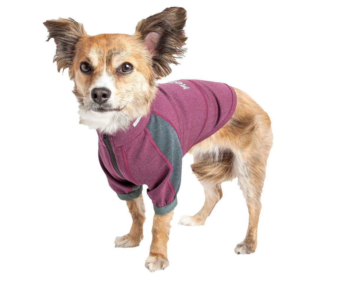 Dog Helios Eboneflow Mediumweight 4-Way-Stretch Flexible And Breathable Performance Dog Yoga T-Shirt