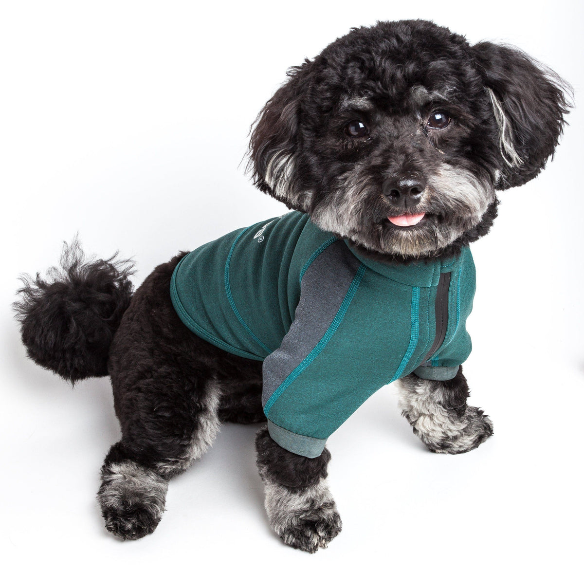 Dog Helios Eboneflow Mediumweight 4-Way-Stretch Flexible And Breathable Performance Dog Yoga T-Shirt
