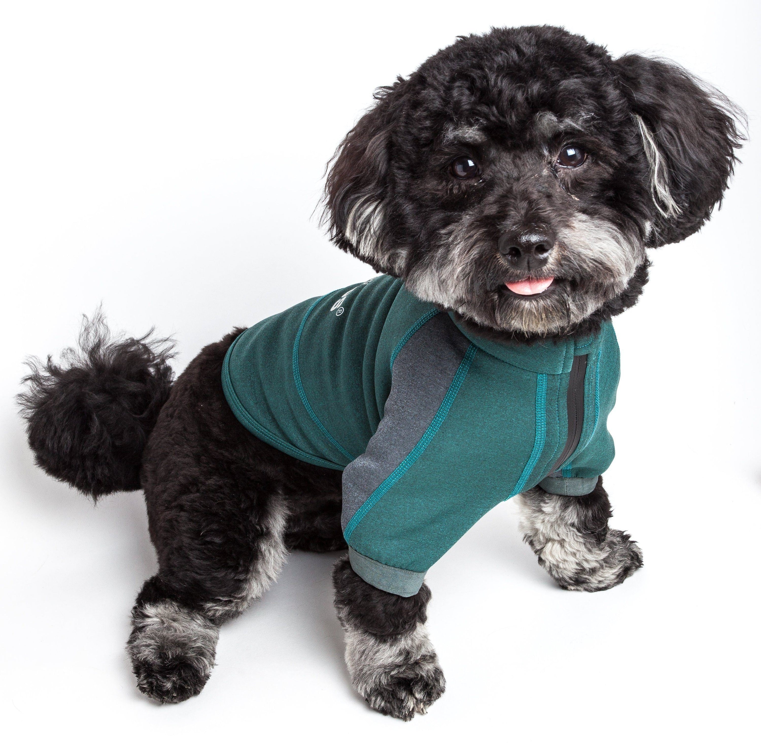 Dog Helios Eboneflow Mediumweight 4-Way-Stretch Flexible And Breathable Performance Dog Yoga T-Shirt