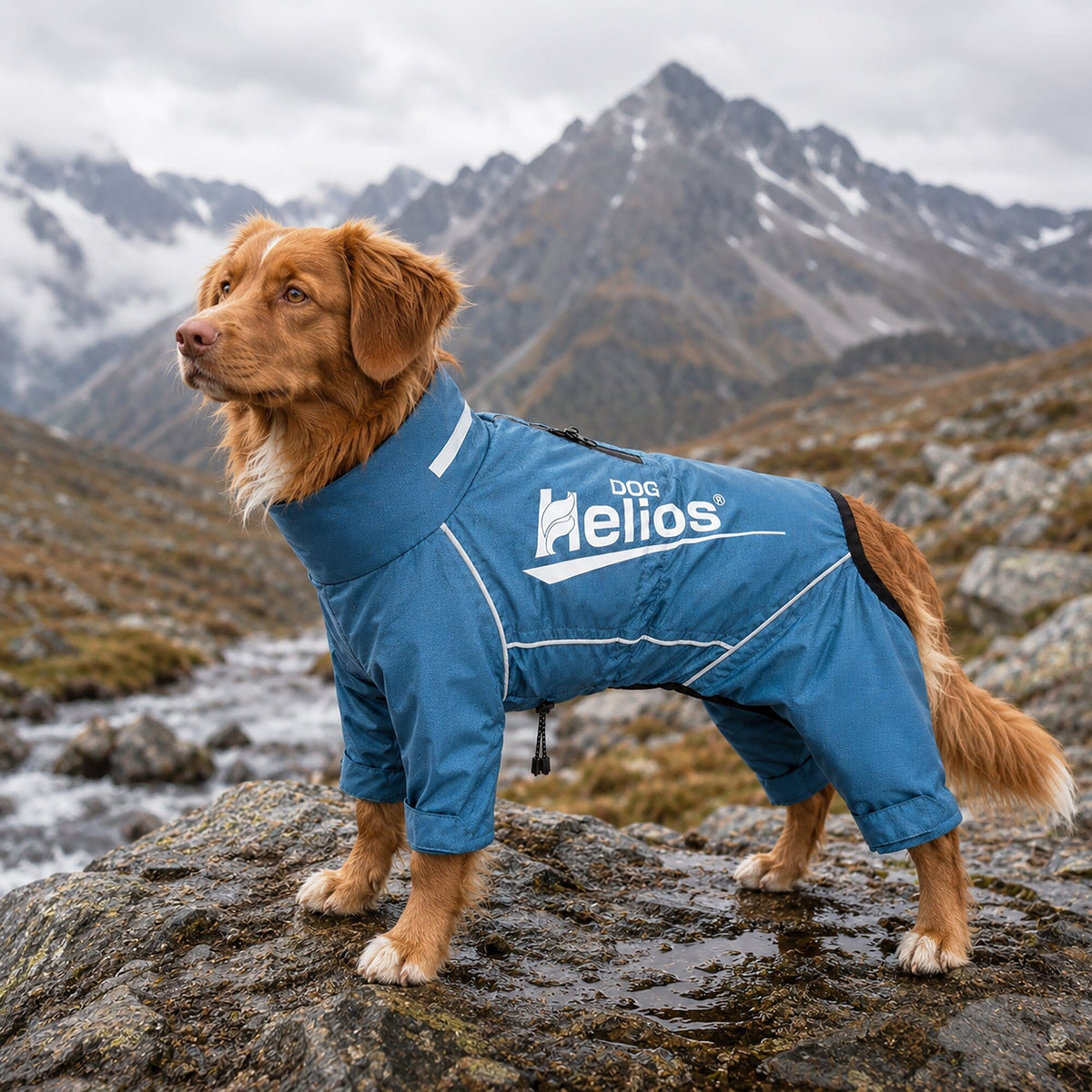 Dog Helios Hurricanine Waterproof and Reflective Full Body Dog Coat | HT Animal Supply