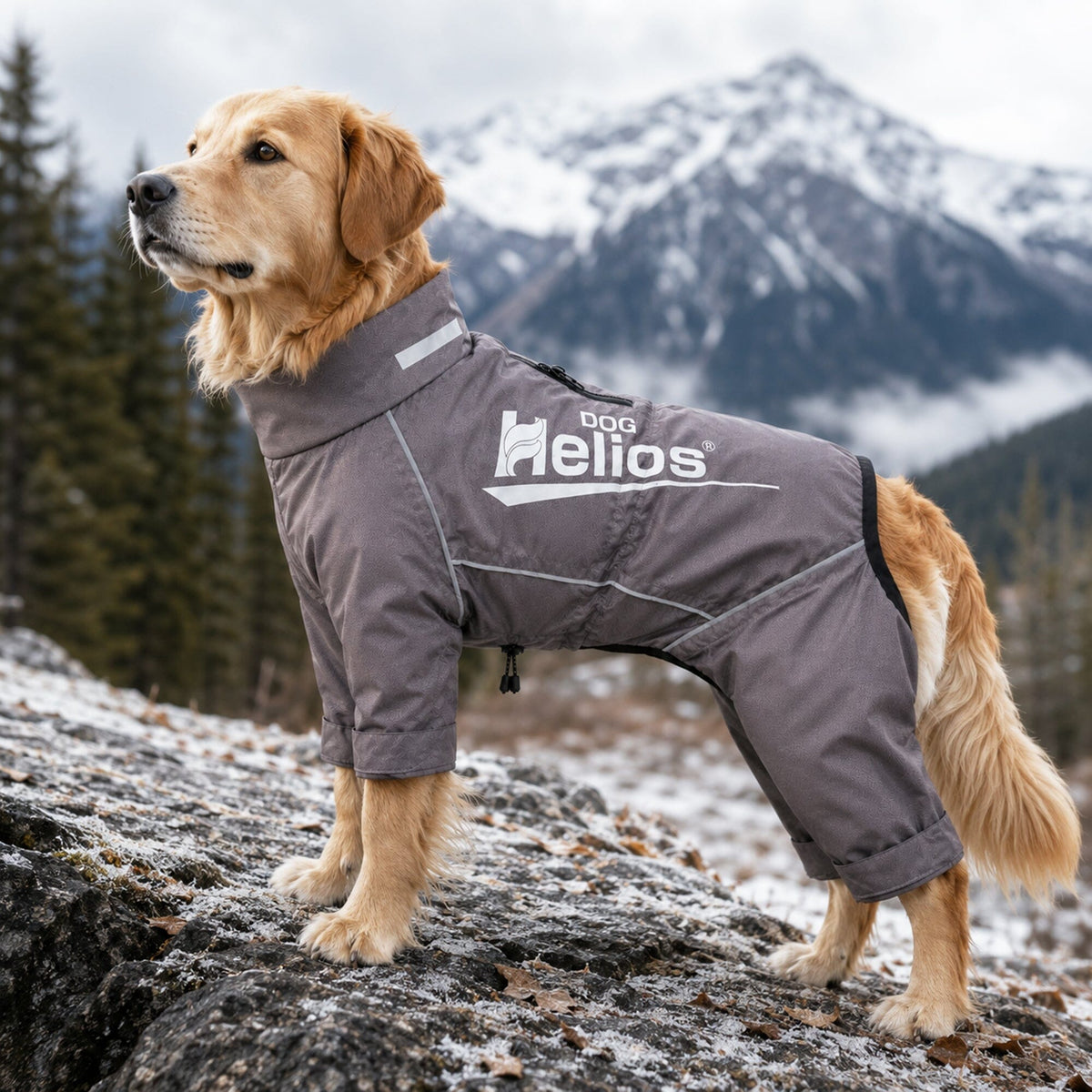 Dog Helios Hurricanine Waterproof and Reflective Full Body Dog Coat | HT Animal Supply