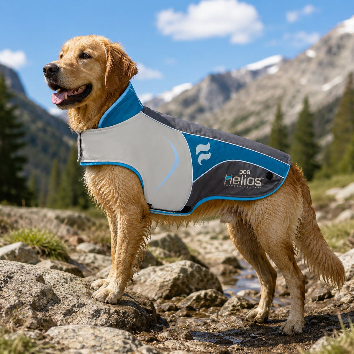 Dog Helios Lotus-Rusher 2-in-1 Dual-Removable Layered Performance Dog Jacket | HT Animal Supply
