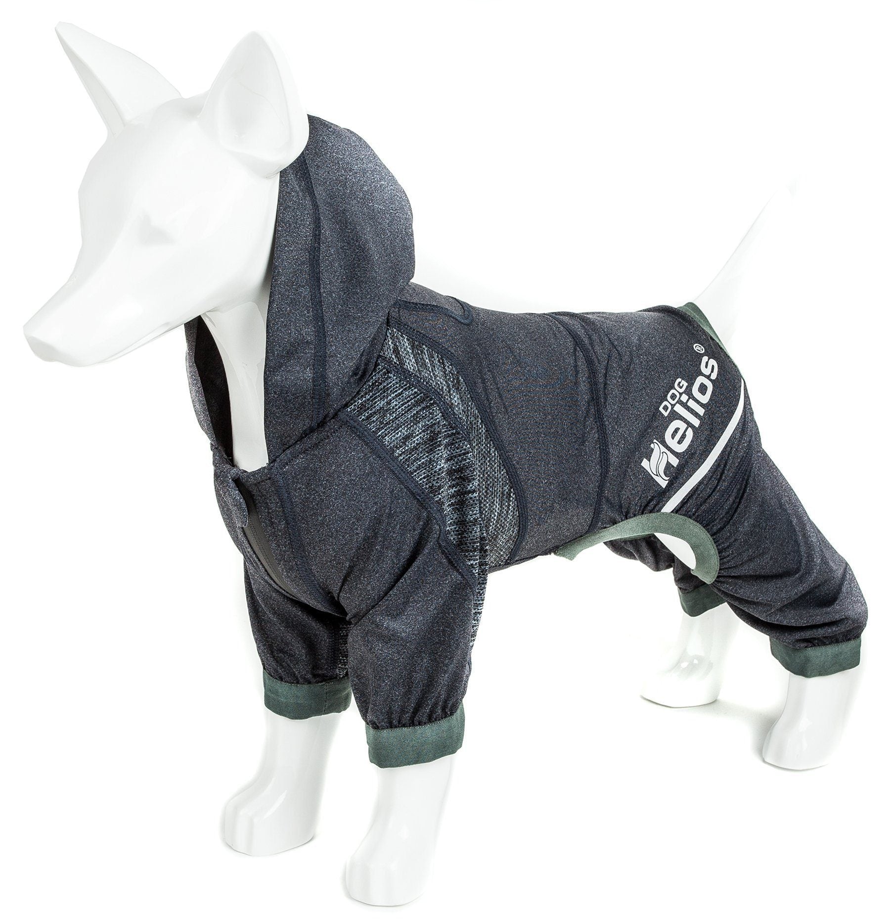 Dog Helios Namastail Lightweight 4-Way-Stretch Yoga Performance Dog Tracksuit Hoodie