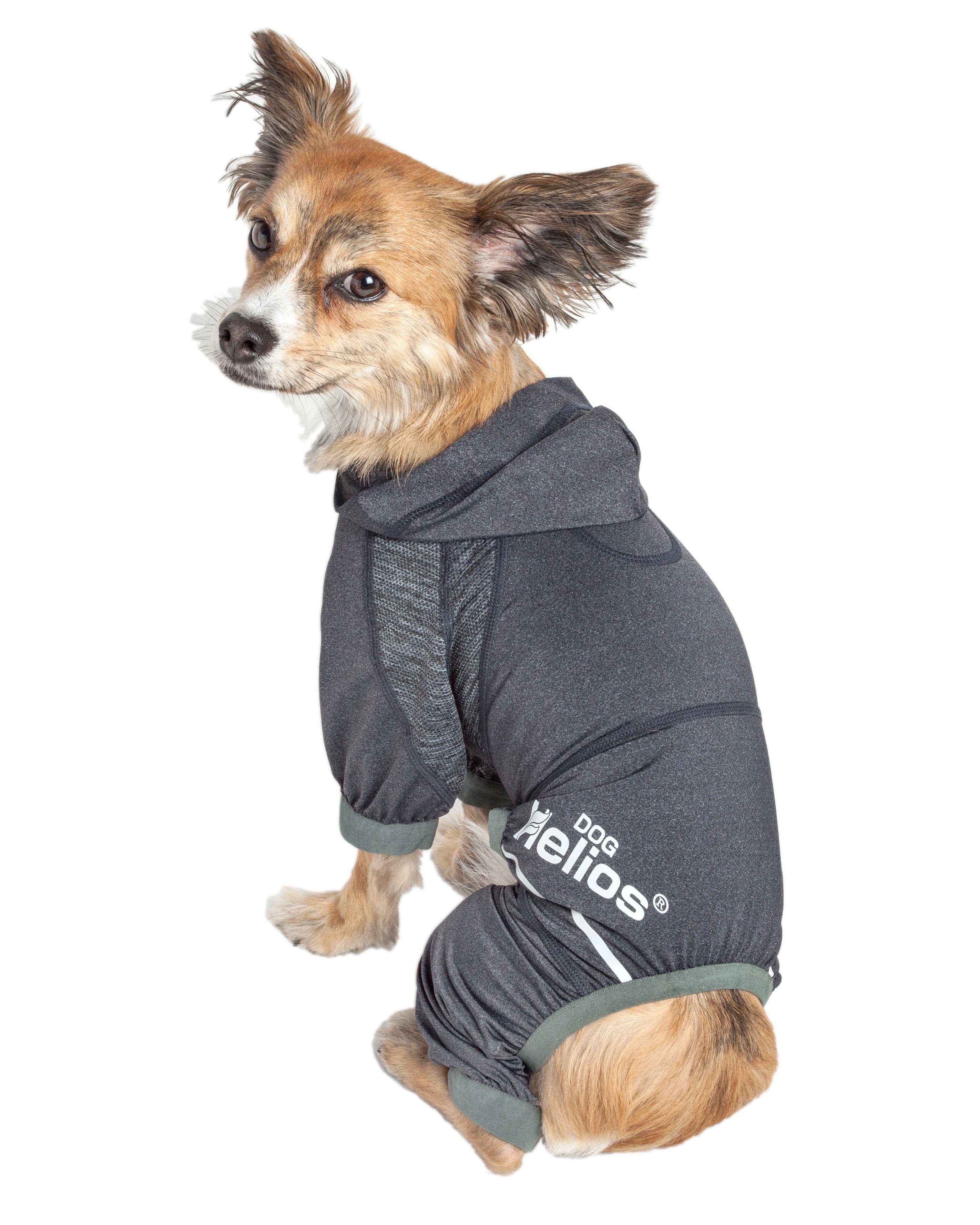 Dog Helios Namastail Lightweight 4-Way-Stretch Yoga Performance Dog Tracksuit Hoodie
