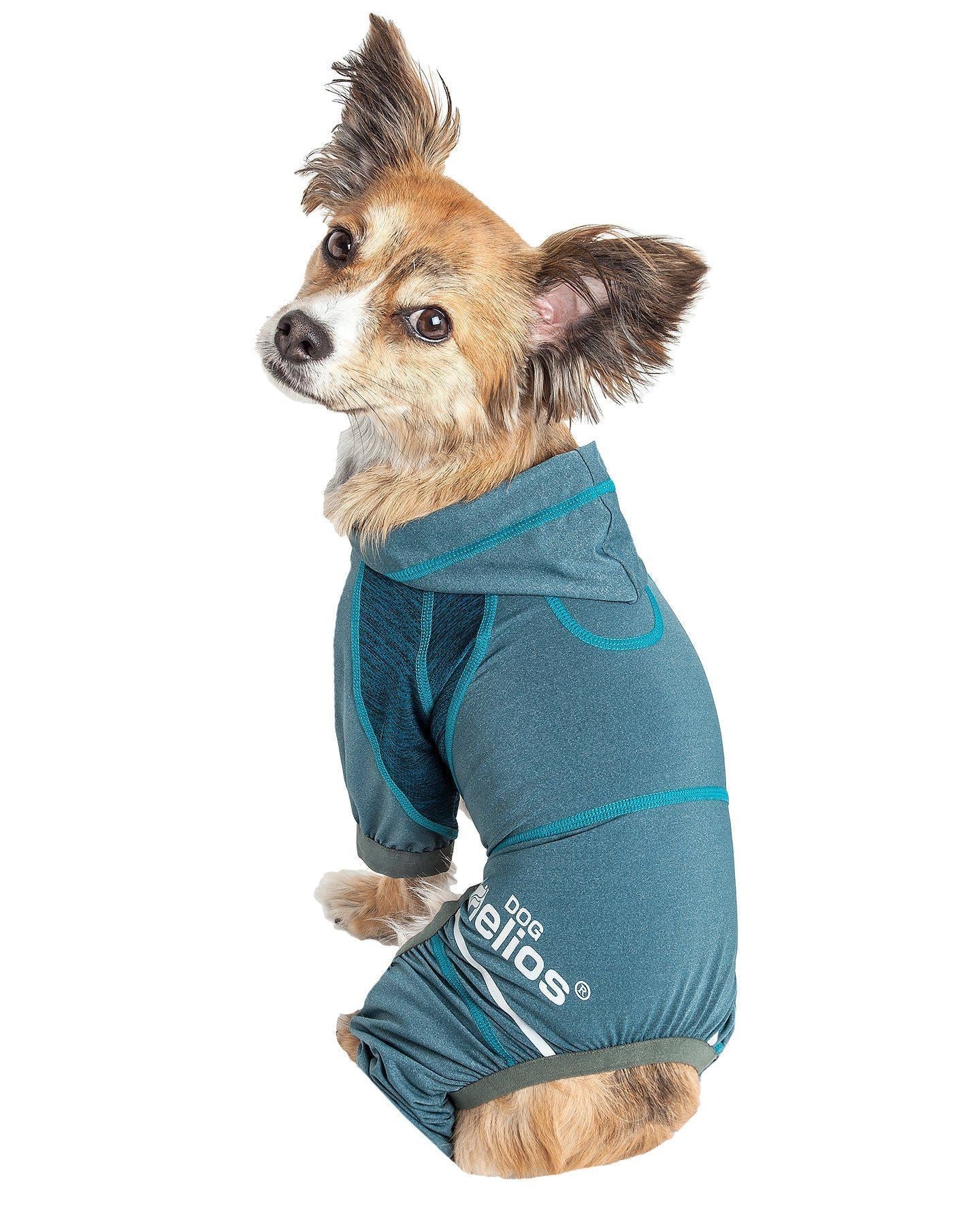 Dog Helios Namastail Lightweight 4-Way-Stretch Yoga Performance Dog Tracksuit Hoodie