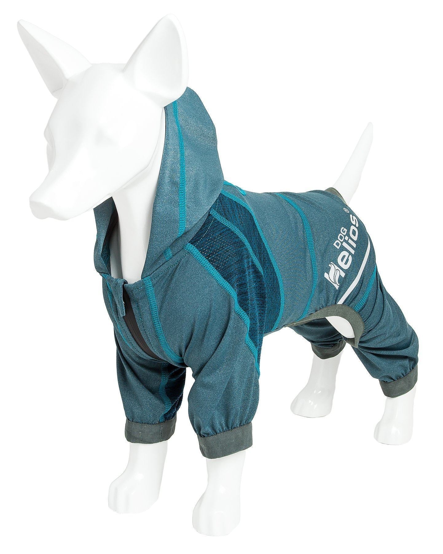 Dog Helios Namastail Lightweight 4-Way-Stretch Yoga Performance Dog Tracksuit Hoodie